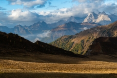 Early morning light, Passo Giau, Dolomites, Italy.