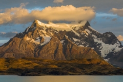 Paine Grande and Lake Pahoe, Torres del Paine National Park, Chile.