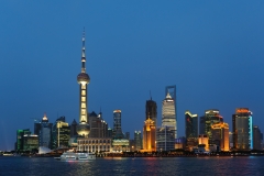 Pudong skyline, Shanghai, China.