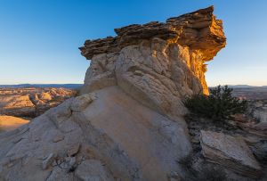 Hoodoo along the Escalante rim, at sunrise.