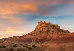 Formation on King Bench at sunrise.