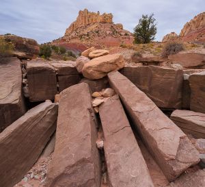 Slabs below King Bench.