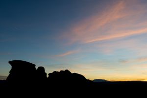 Hoodoos at sunrise