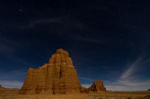 Temple of the Moon by moonlight